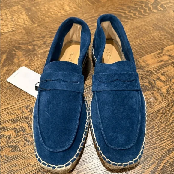 Reiss | Shoes | Reiss Blue Suede Loafers Slipons | Poshmark display picture 1